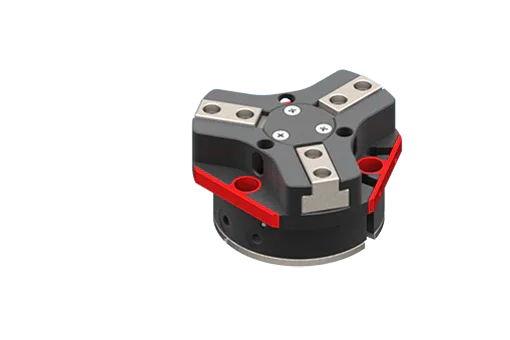 Grippers: 3-Jaw Parallel-Acting Self-Centering Pneumatic Gripper by Gimatic