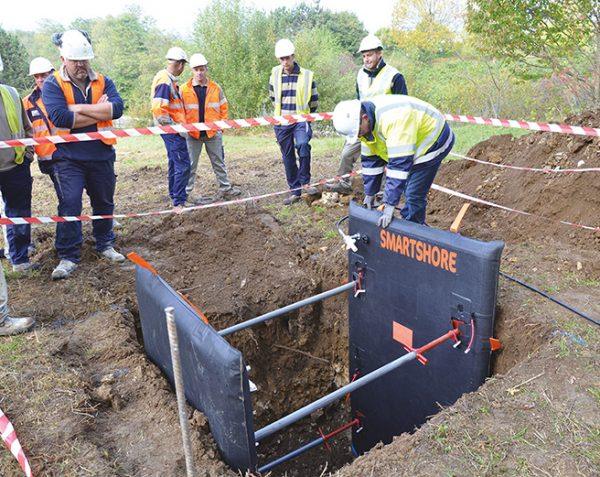 Bouclier de tranchée gonflable - Smartshore