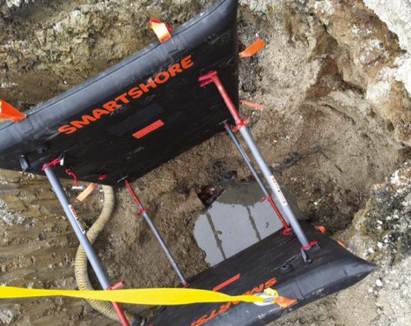 Bouclier de tranchée gonflable - Smartshore