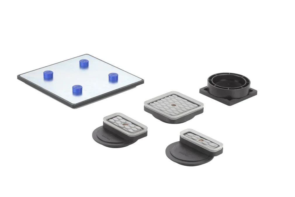 Clamping Equipment for Grid Table Systems