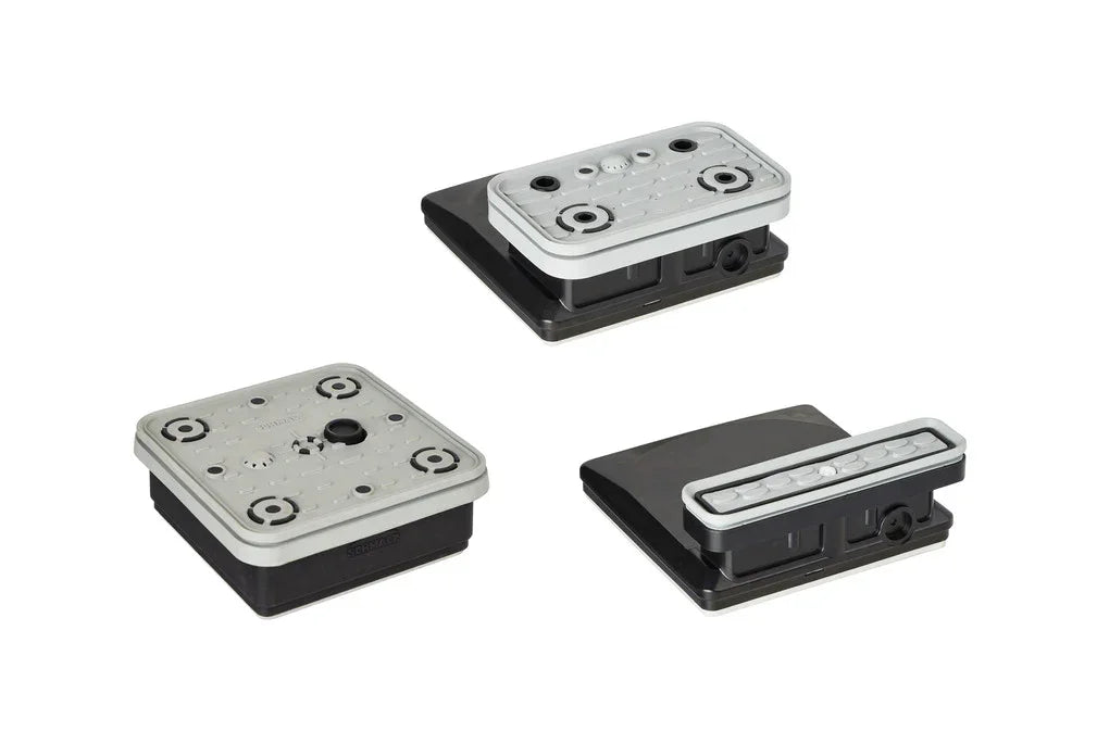 Clamping Equipment for Grid Table Systems