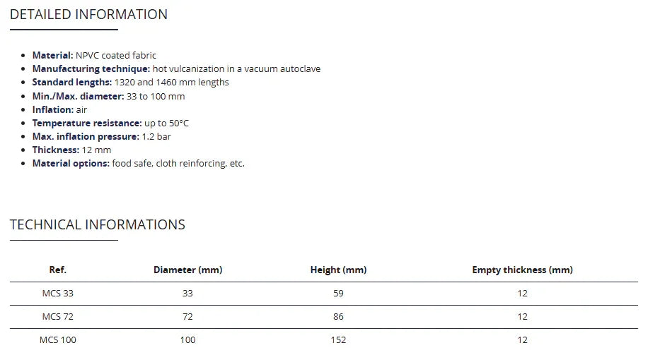 Pince pneumatique pour tubes – MCS