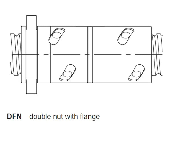 Sempress Pneumatics | Servomech | Ball Nuts DFN Series